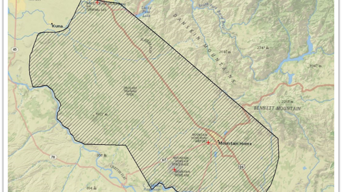 This map shows the area where Central District Health Department officials expect plague-impacted ground squirrels to be. Residents are asked to take extra precautions in these areas for themselves, their family and their pets.