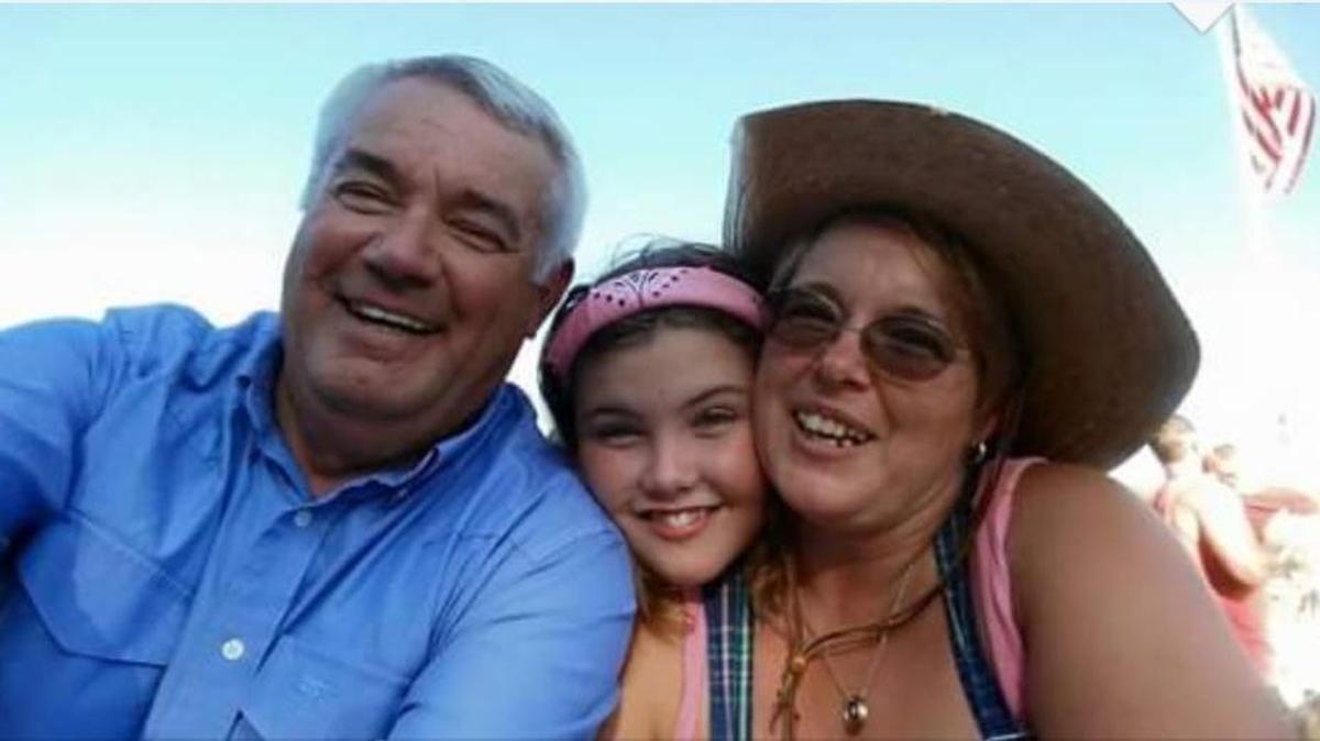 Gerald Michael “Mike” Bullinger is pictured here with Nadja and Payton Medley. Friends of Nadja Medley say she and Bullinger were dating.