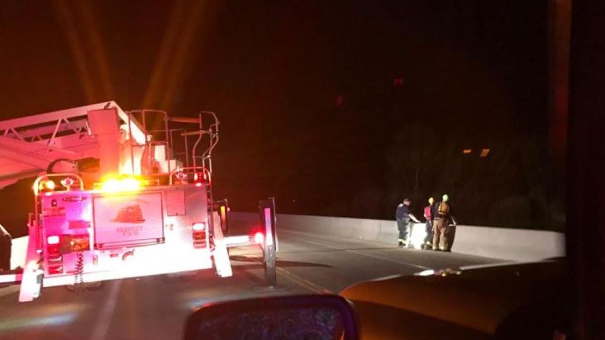 First responders early Sunday morning rescued a man who intentionally swam into the fast-flowing Boise River.