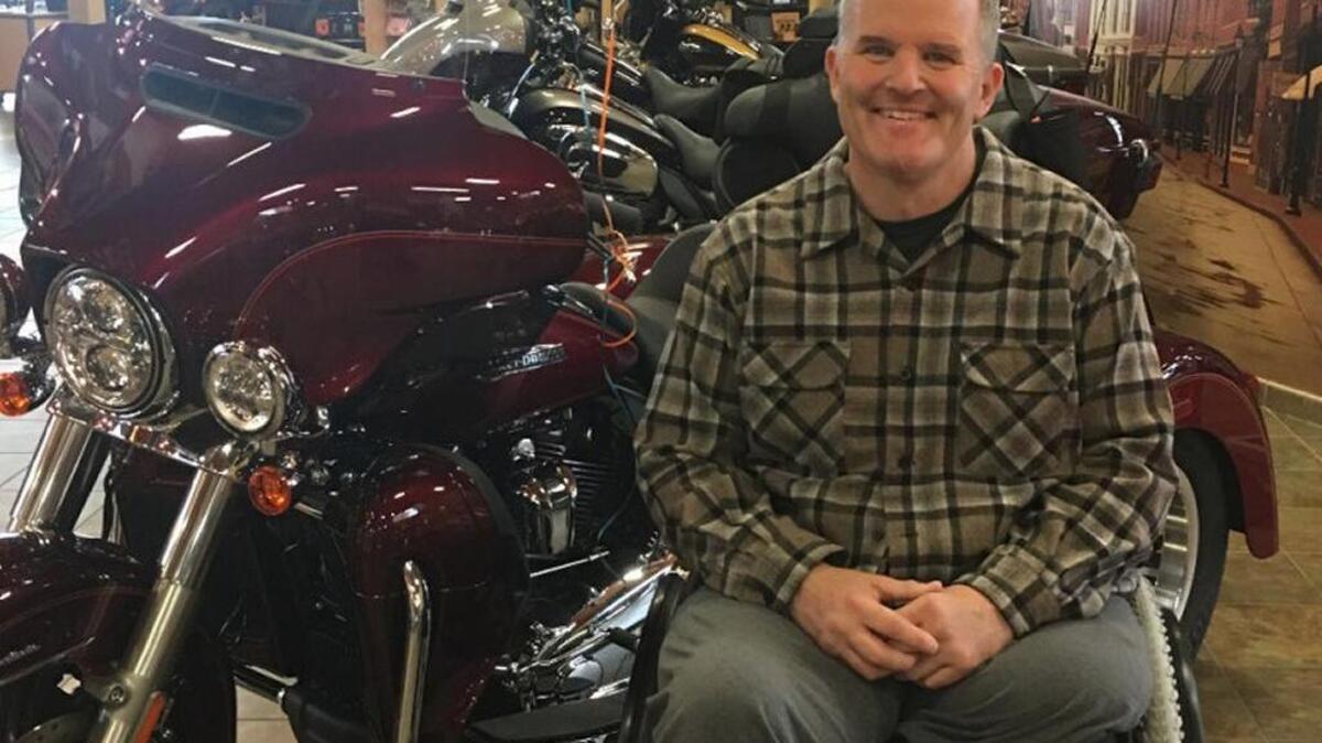 High Desert Harley-Davidson is raising money for a new Harley that they will modify for Boise Police Cpl. Kevin Holtry, who was paralyzed and lost a leg after a shooting on duty last November.
