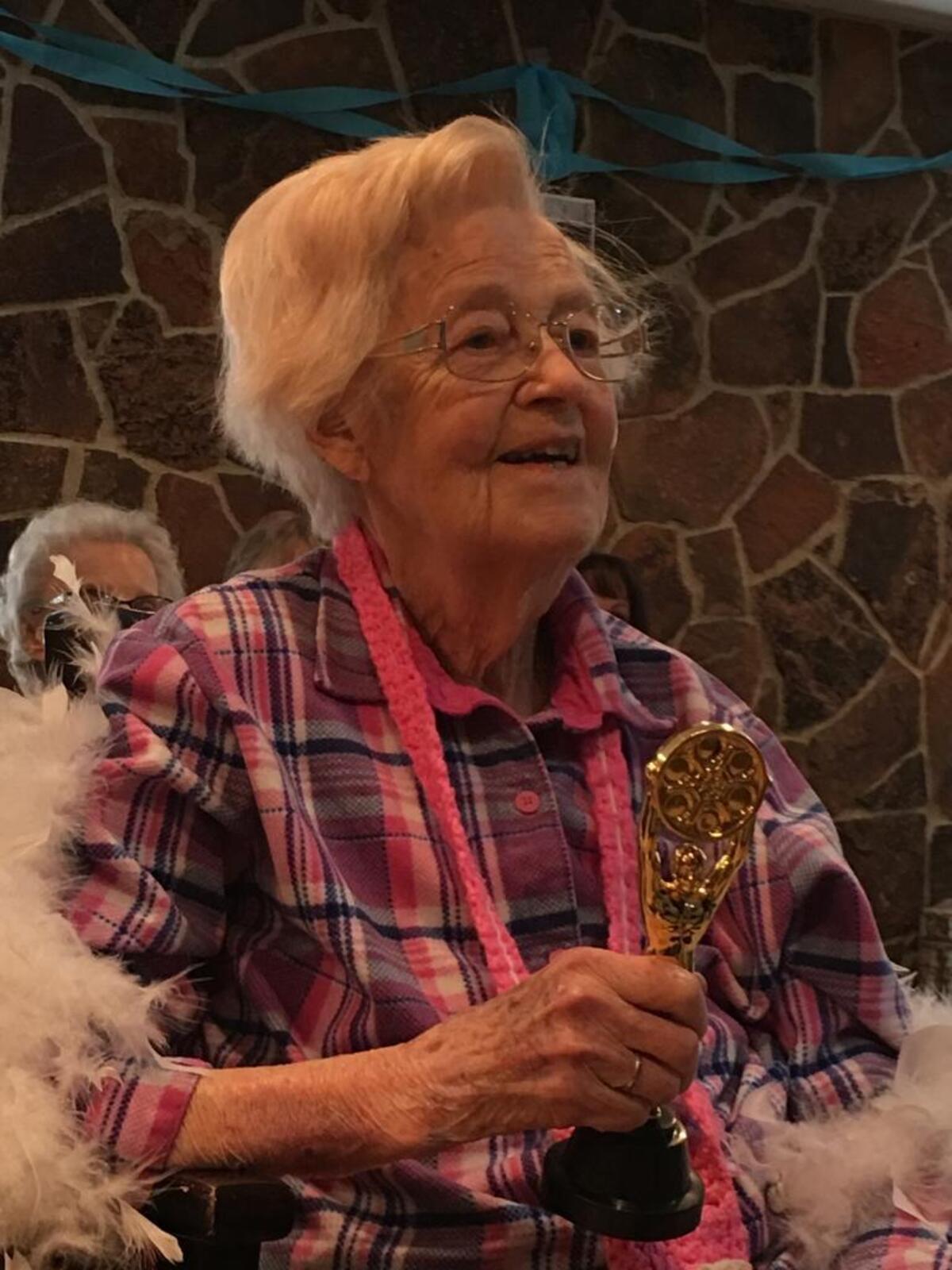 Treasure Valley Hospice staged an early screening of “The Teal Chair” for Phyllis Redifer, 102, who stars in the documentary.