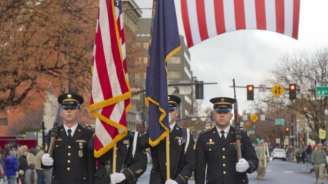 Boise’s Veterans Day Parade is shown in this 2017 file photo.