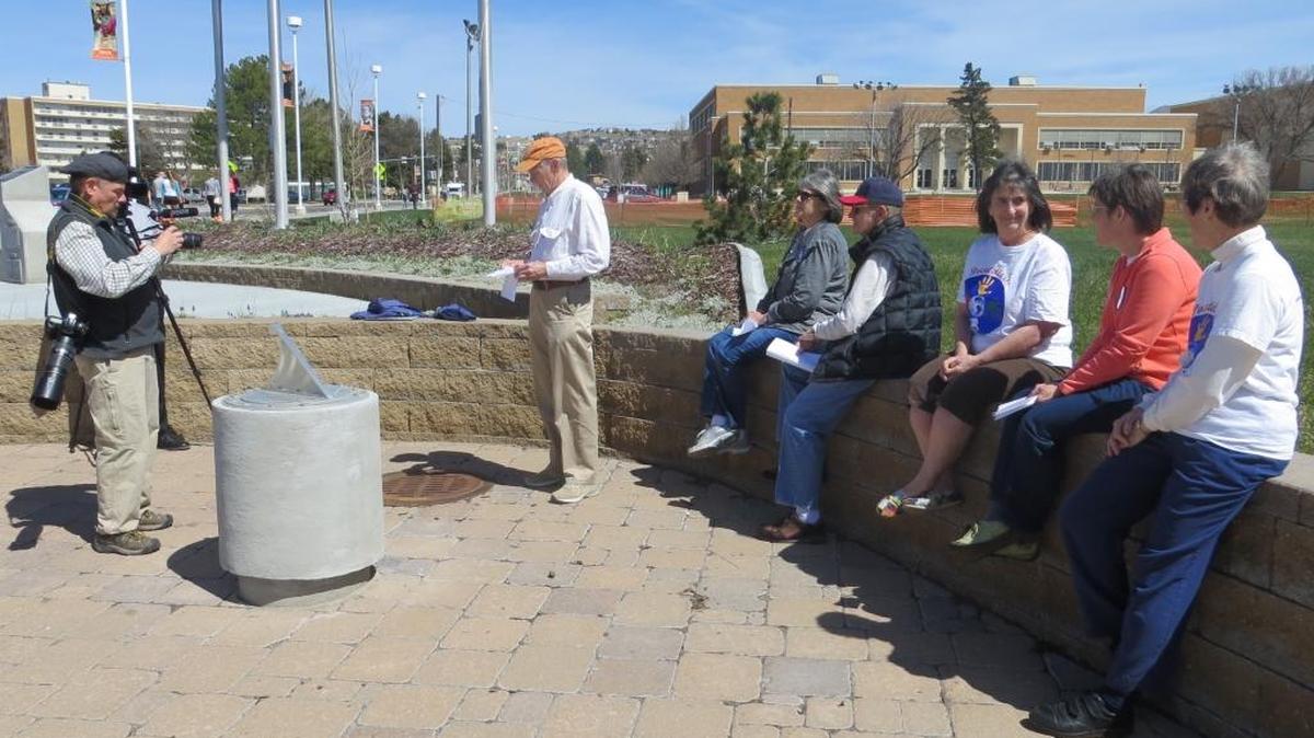Members of 2Great4Hate Pocatello held a press conference Wednesday to condemn anti-Muslim materials distributed at Idaho State University.