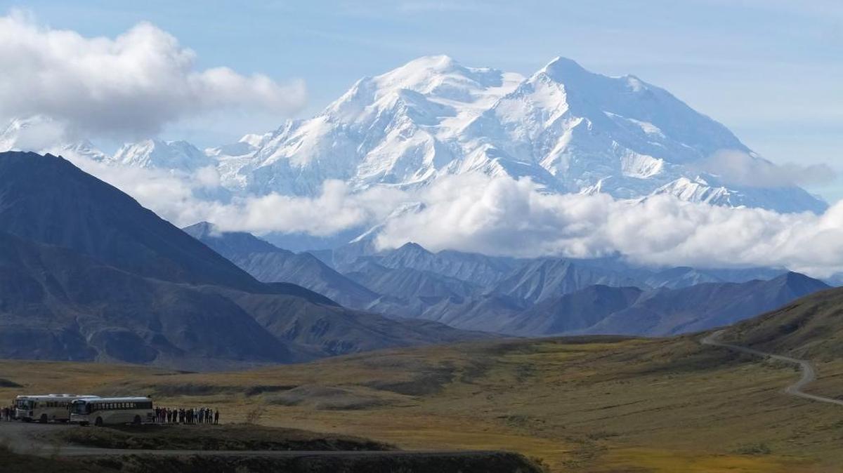 Denali, seen Aug. 26 from Denali National Park and Preserve in Alaska, is North America’s tallest peak.