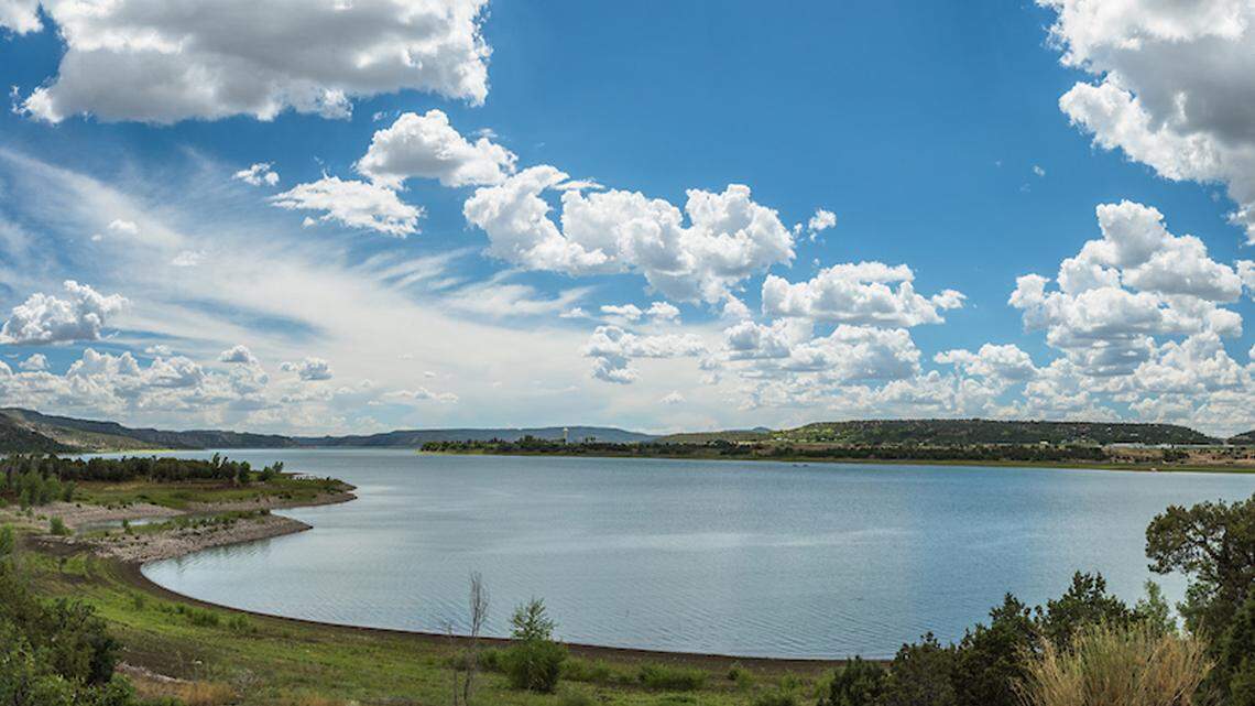 A boat crashed into an inflatable inner tube carrying three people behind another boat at Navajo State Park in Colorado, killing one of them and sending one to a hospital.
