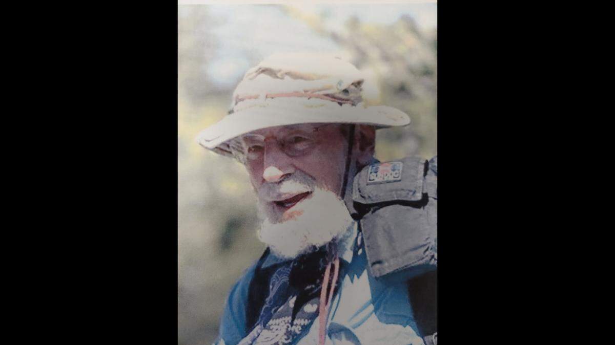 Bing Olbum, 89, is pictured. He disappeared Aug. 1 after setting out on Hunter Creek Trail in Idaho, deputies said.