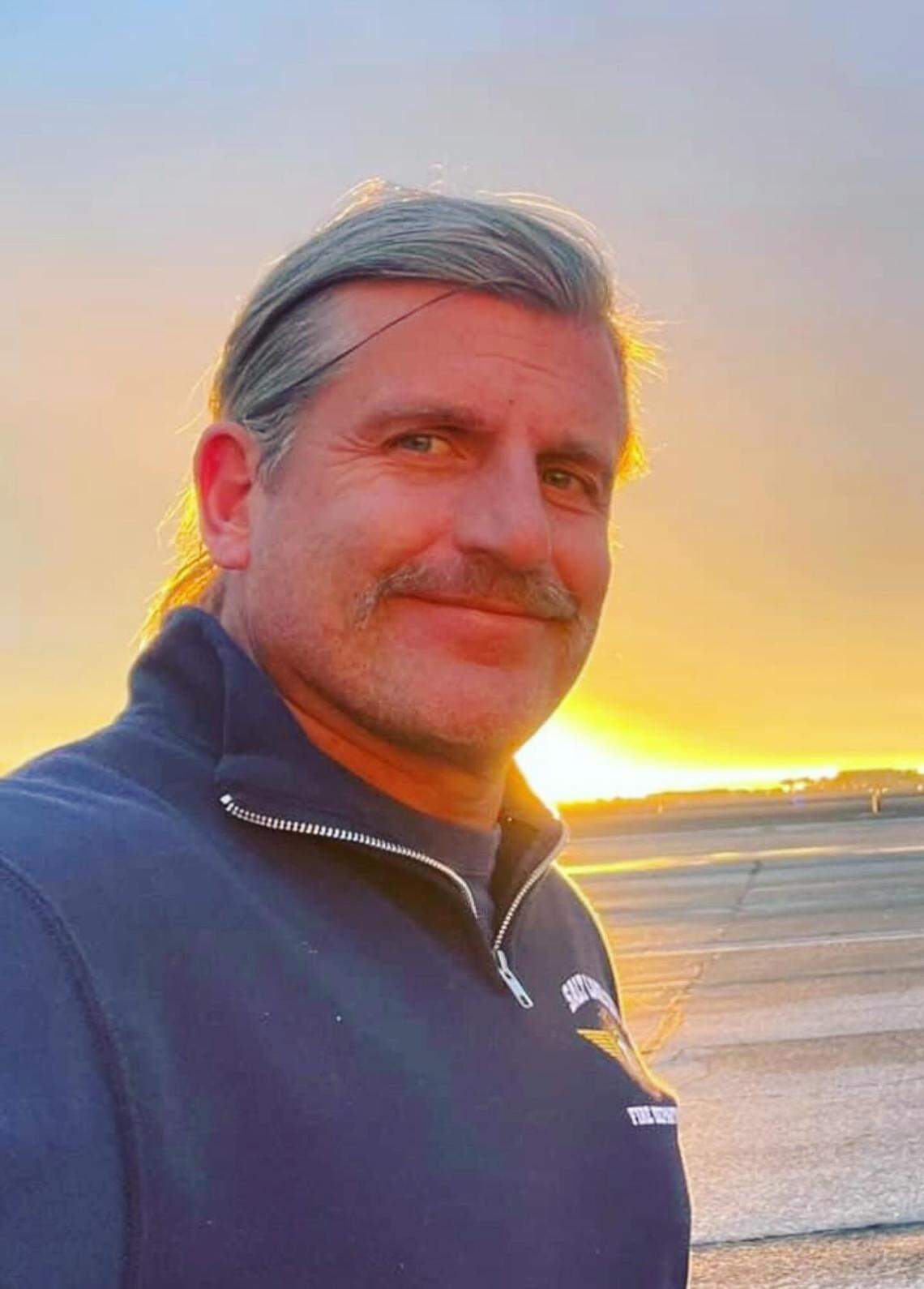 Michael Harp, 54, worked for the Salt Lake City Fire Department for 27 years.