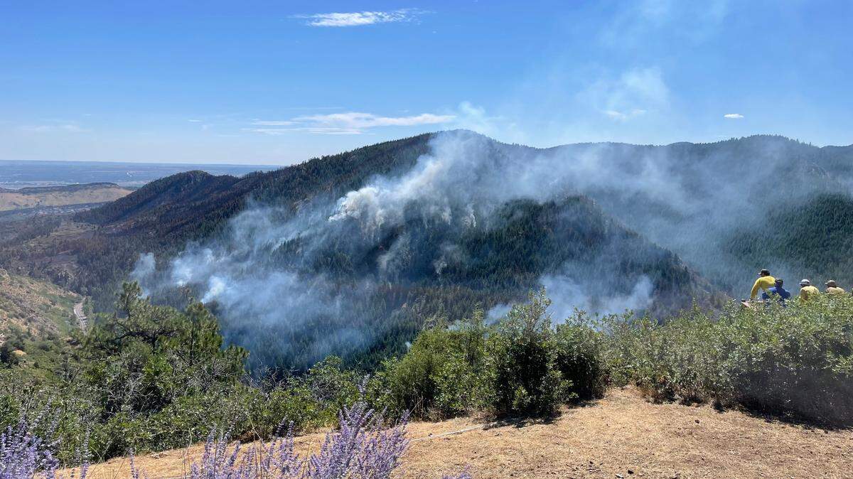 Firefighters gave the public a glimpse into how they battle flames from wildfires burning across Colorado’s Front Range of the Rocky Mountains.