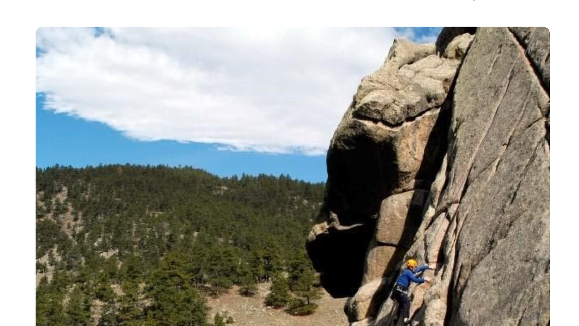 A climber lost his footing and hit his head as he fell 30 feet down “The Dome” in Boulder Canyon, Colorado.