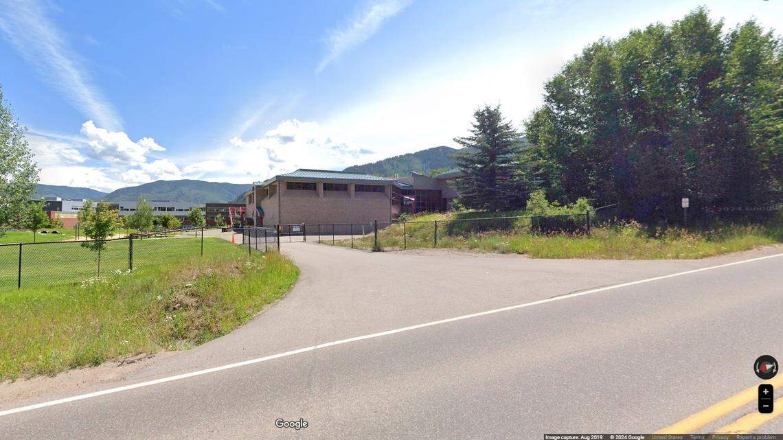 A bear cub sniffed its way inside a Colorado middle school cafeteria, forcing students and staff to wait it out in other buildings.
