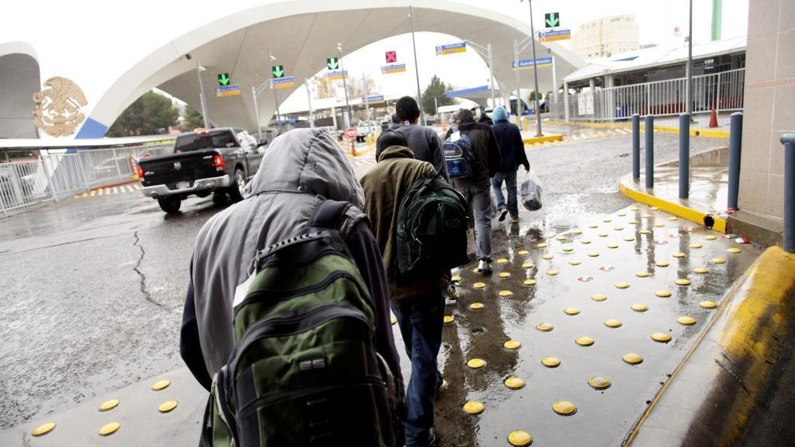Unauthorized immigrants are led back to the Port of Mexico after being deported from the U.S. in February at the Nogales Port of Entry in Nogales, Ariz. “Just like the horrendous impact of breaking up families should not be ignored, neither should the lost tax contributions from isolating or deporting undocumented immigrants,” says the Institute on Taxation and Economic Policy.