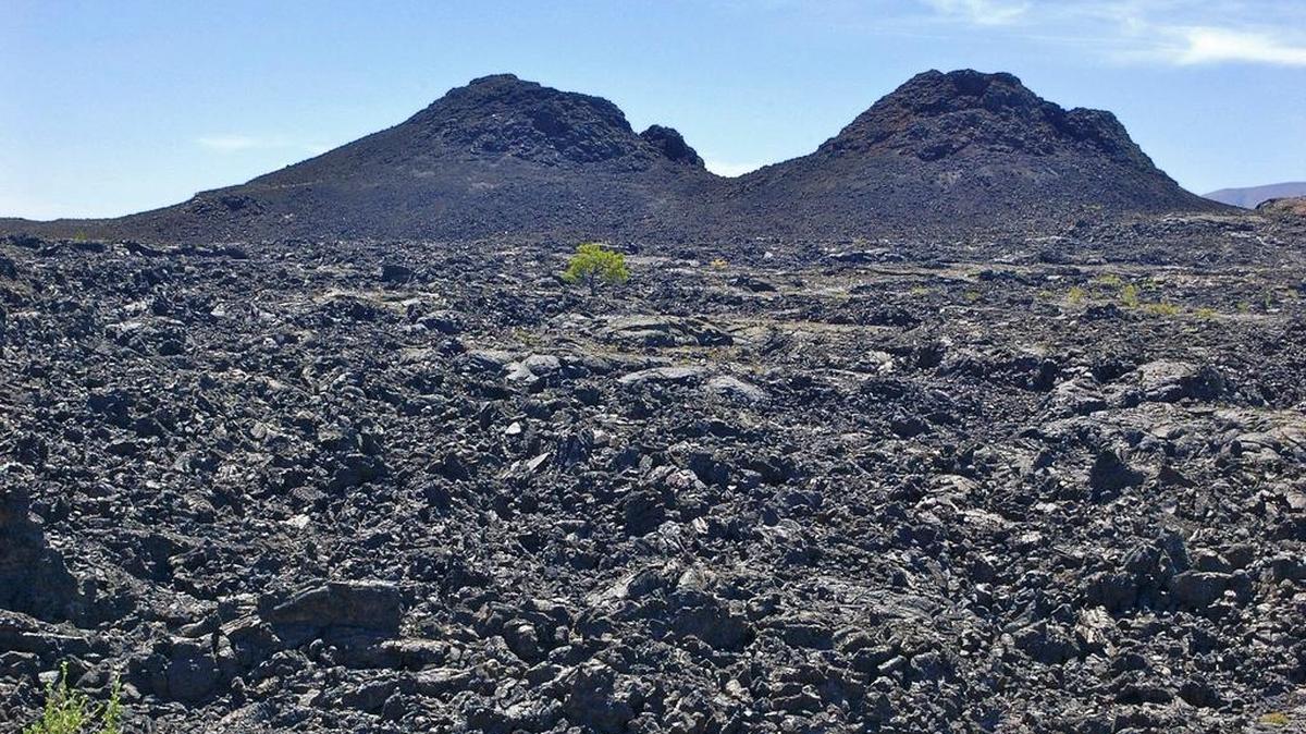 Craters of the Moon National Monument, as seen during the summer.