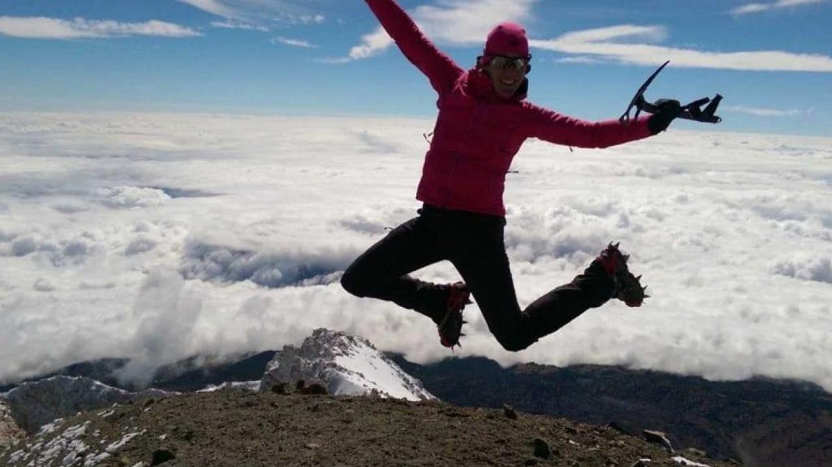 Samantha Ramsay atop Pico de Orizaba in Mexico in November 2016.