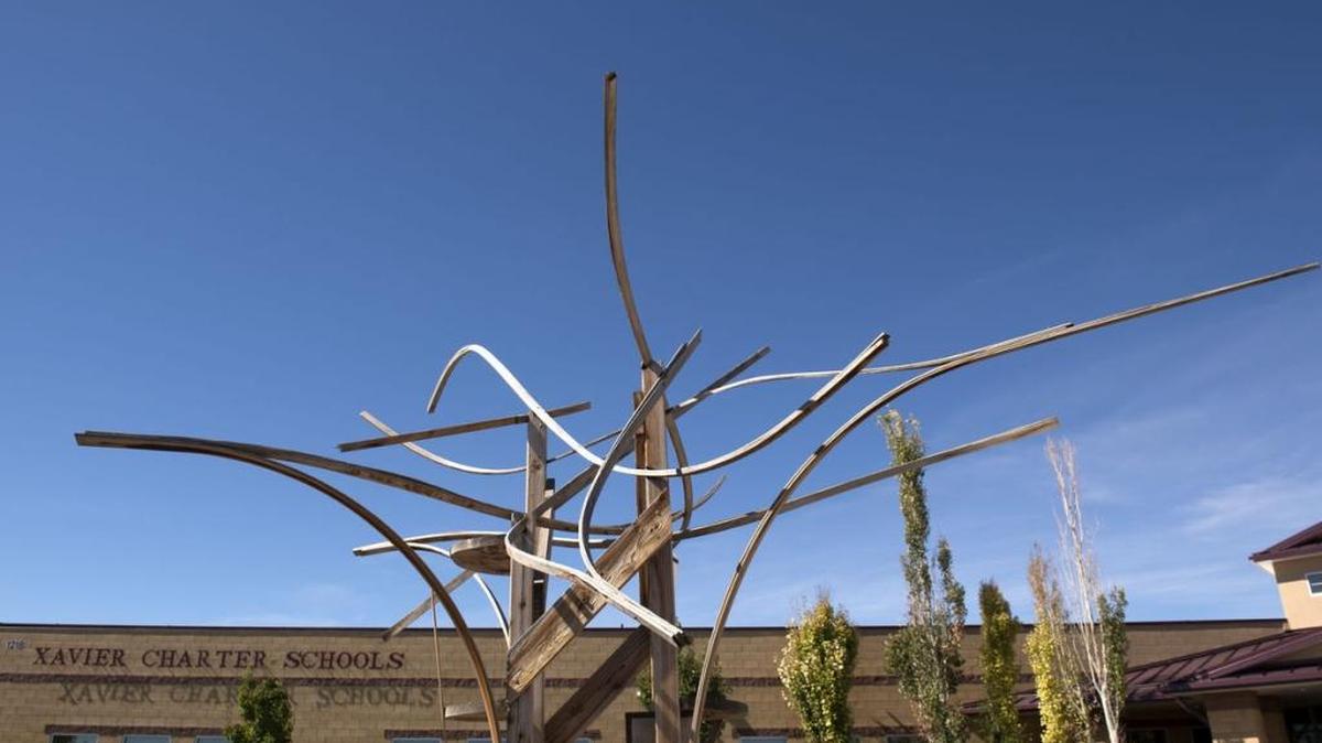 A piece of art at Xavier Charter School in Twin Falls, pictured in September 2016.