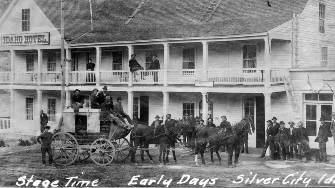 The Silver City stagecoach was robbed regularly in the 1870s.