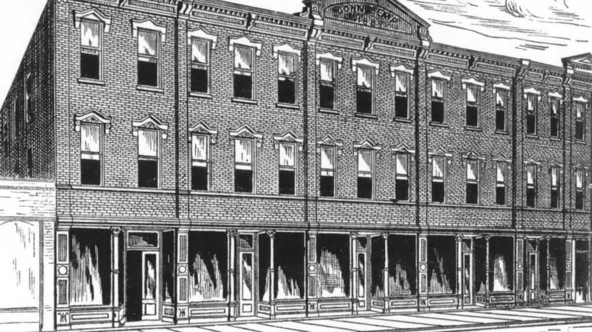 John Lemp manufactured his own brick for the big Lemp Building on Main Street.