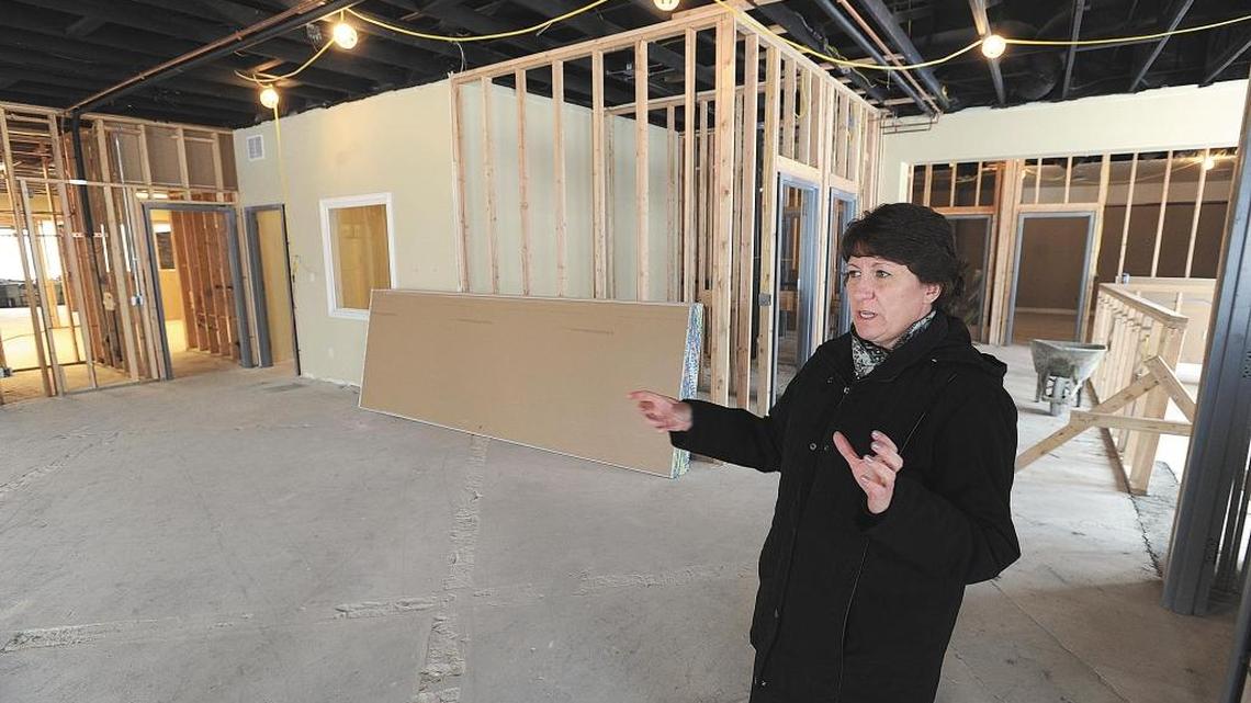 In this 2014 photo, Brenda Price shows the progress of the Behavioral Health Community Crisis Center of East Idaho before it opened its doors on Dec. 4, 2014.