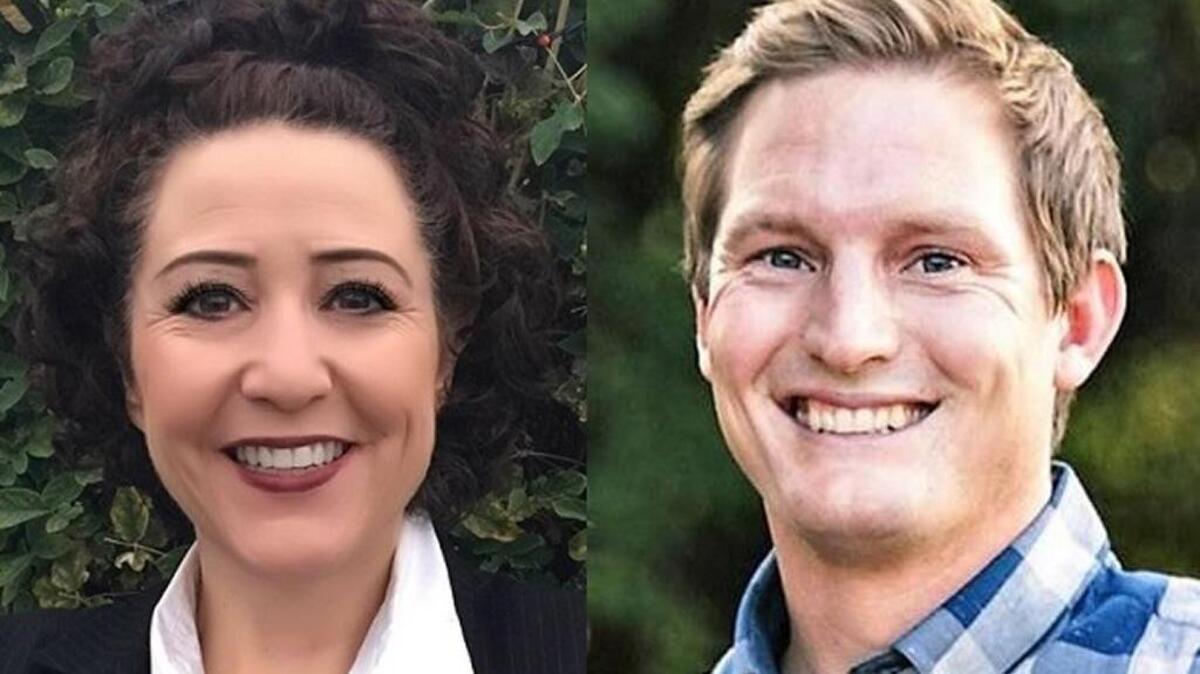 Anne-Marie Kelso, left, and Ross Pittman.