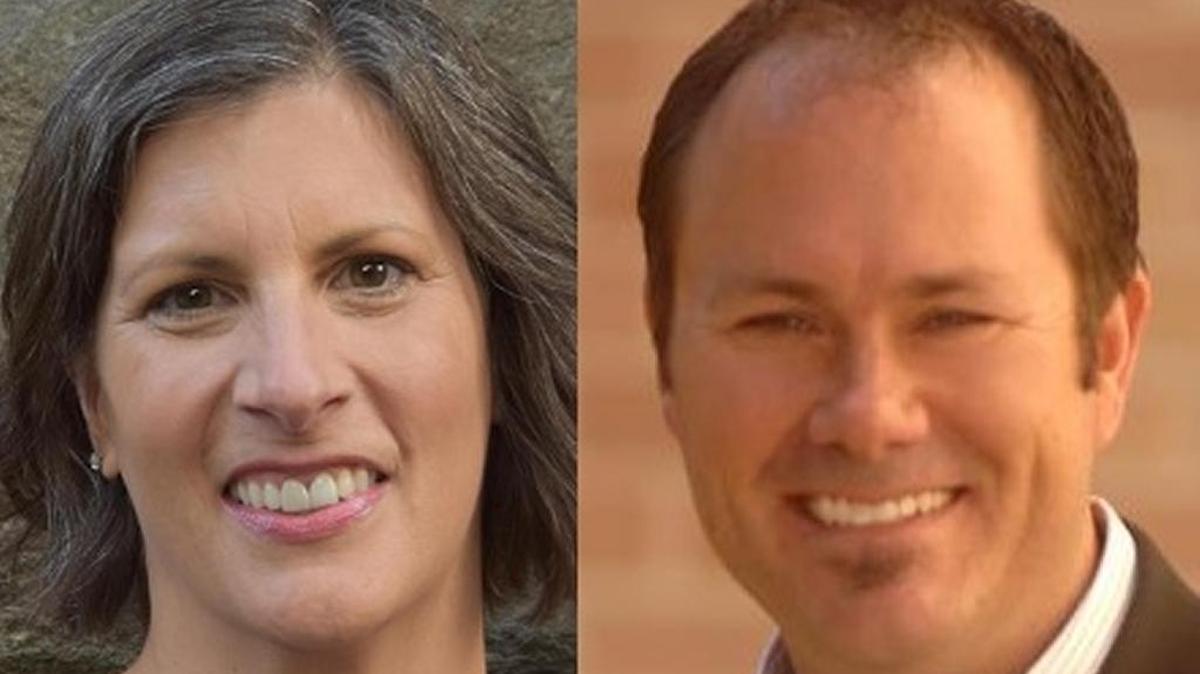 Jill Mitchell, left, and Kenny Pittman, two of four candidates for Eagle City Council in the recent November election. Mitchell asked for a recount after she came in five votes behind Pittman.