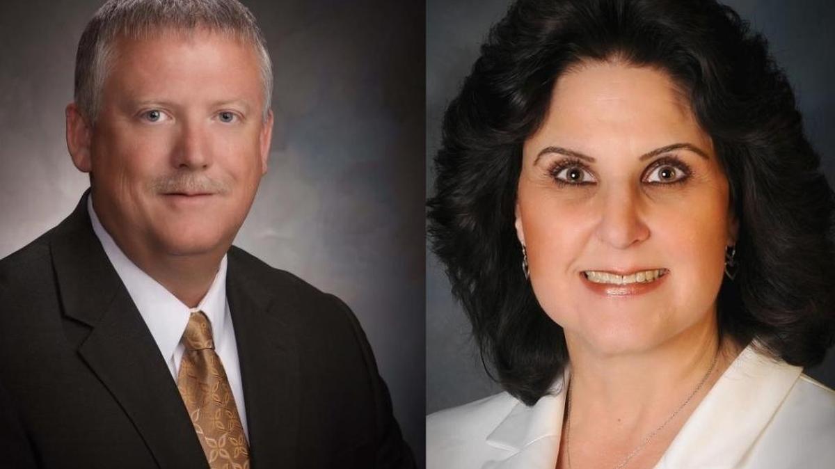 Dave Case, left, and Sharon Ullman.
