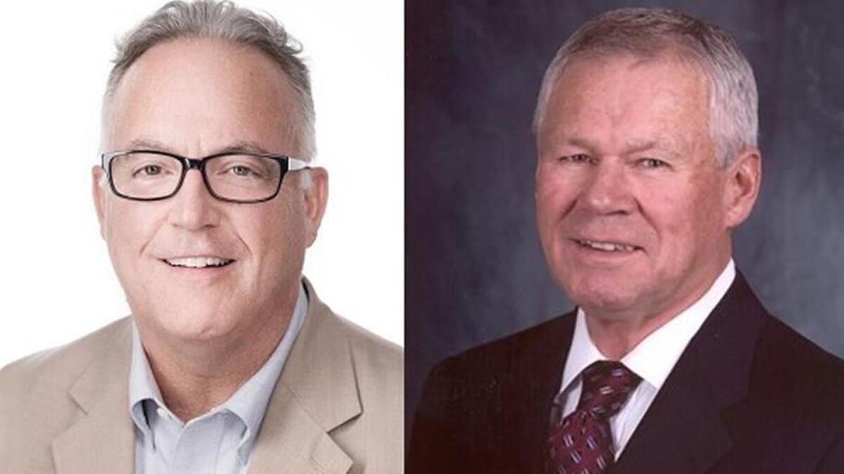 Frank Walker, left, and Russell Westerberg.