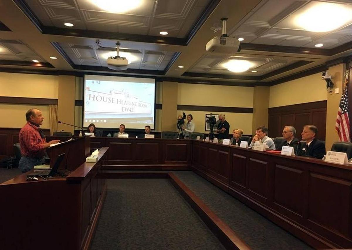 Dan Sevy, a member of the Followers of Christ church, spoke Aug. 4 at the first meeting of an Idaho legislative panel that is reviewing the state’s faith-healing exemptions in cases of child neglect.