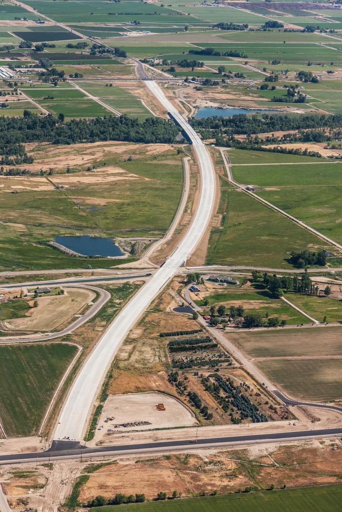Idaho 16 bridge construction in 2014.