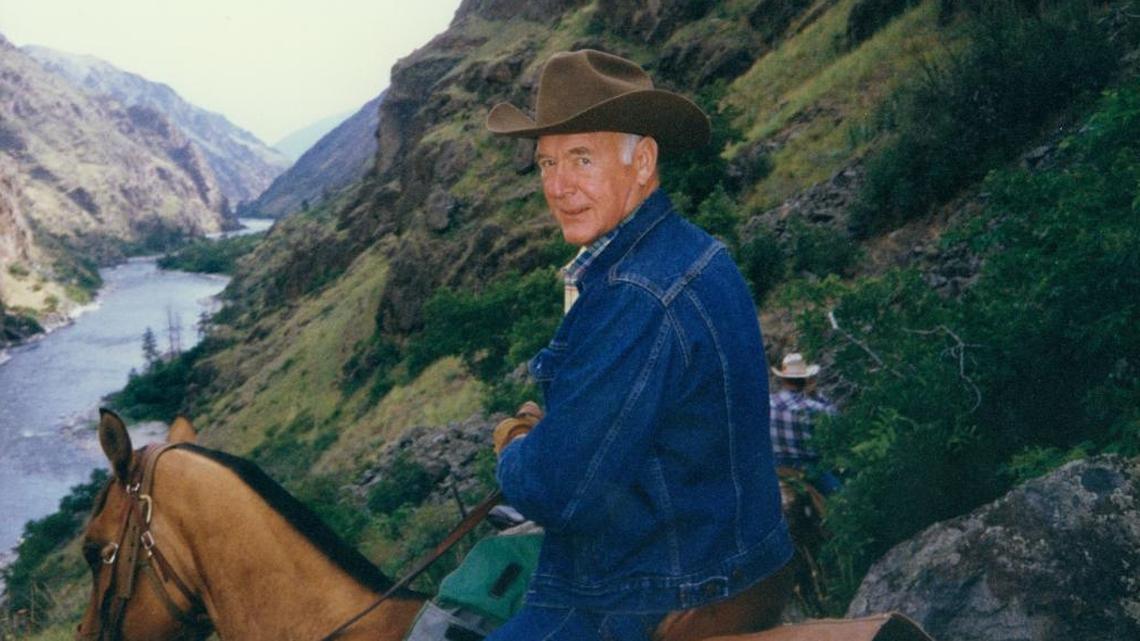 Cecil Andrus in Hells Canyon.