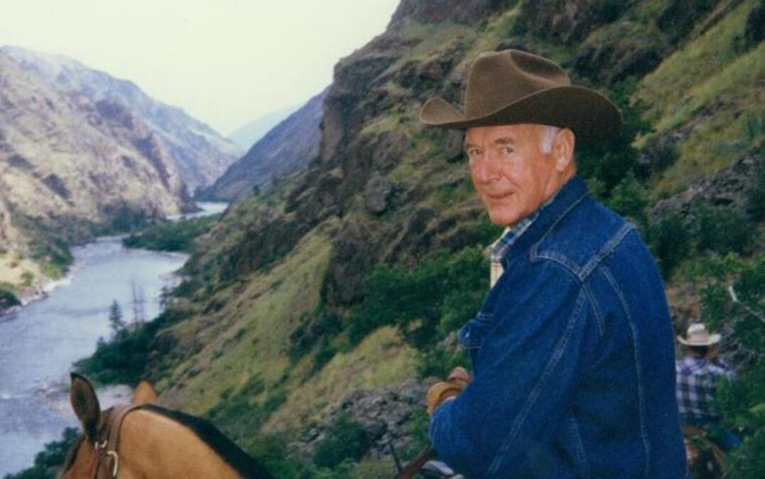 Cecil Andrus in Hells Canyon. As governor, he and U.S. Sen. Jim McClure wrote the Idaho boundaries for the Hells Canyon National Recreation Area.