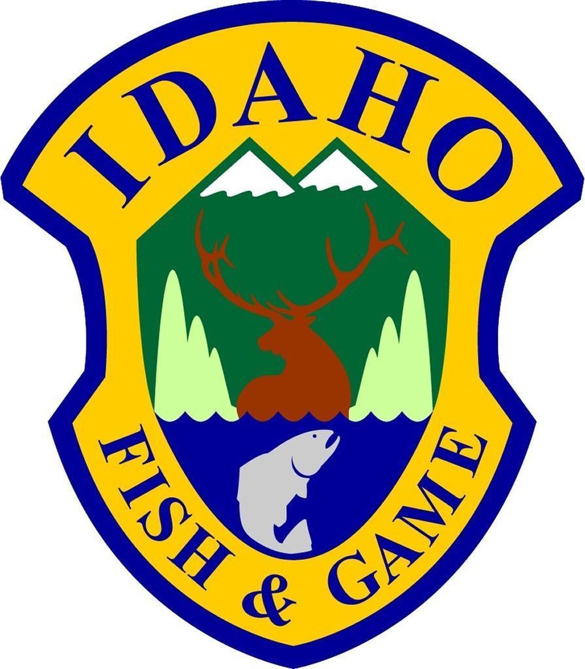 Logo of the Idaho Department of Fish and Game.