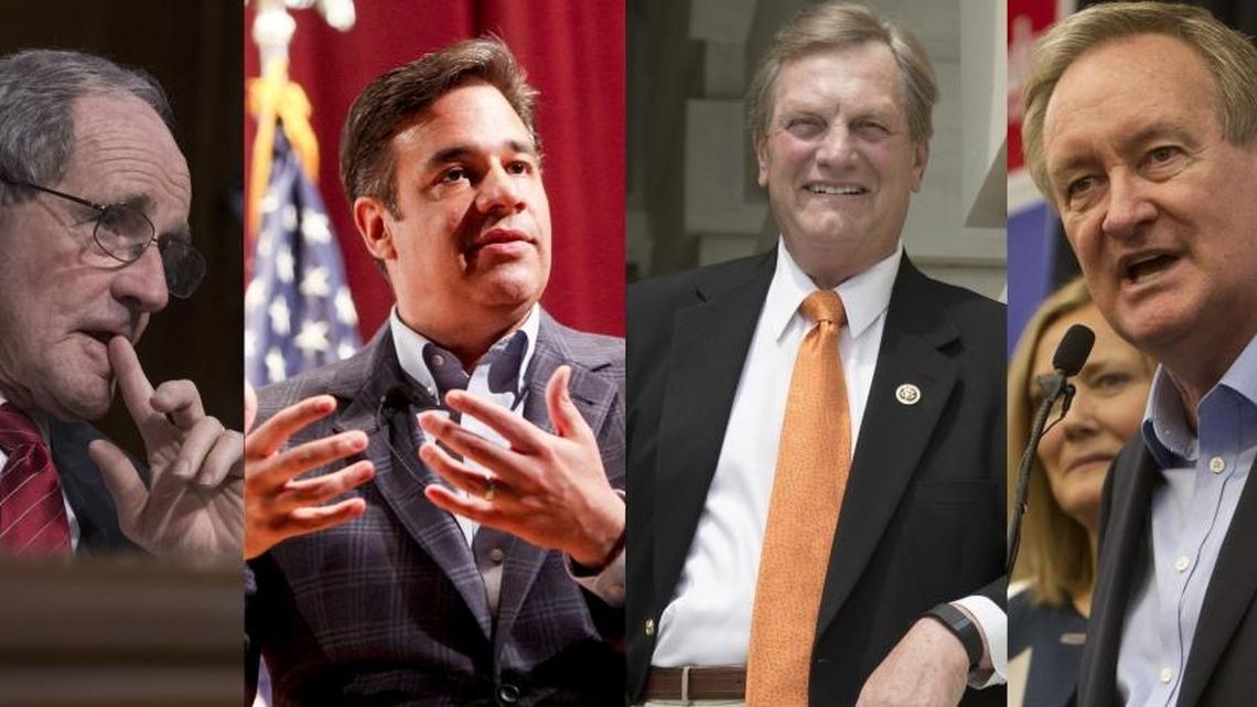 Idaho’s congressional delegation. From left: Sen. Jim Risch, Rep. Raul Labrador, Rep. Mike Simpson, Sen. Mike Crapo.