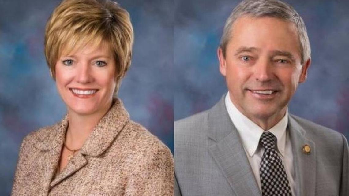 Rep. Christy Perry, R-Nampa, and Sen. Jim Guthrie, R-McCammon.