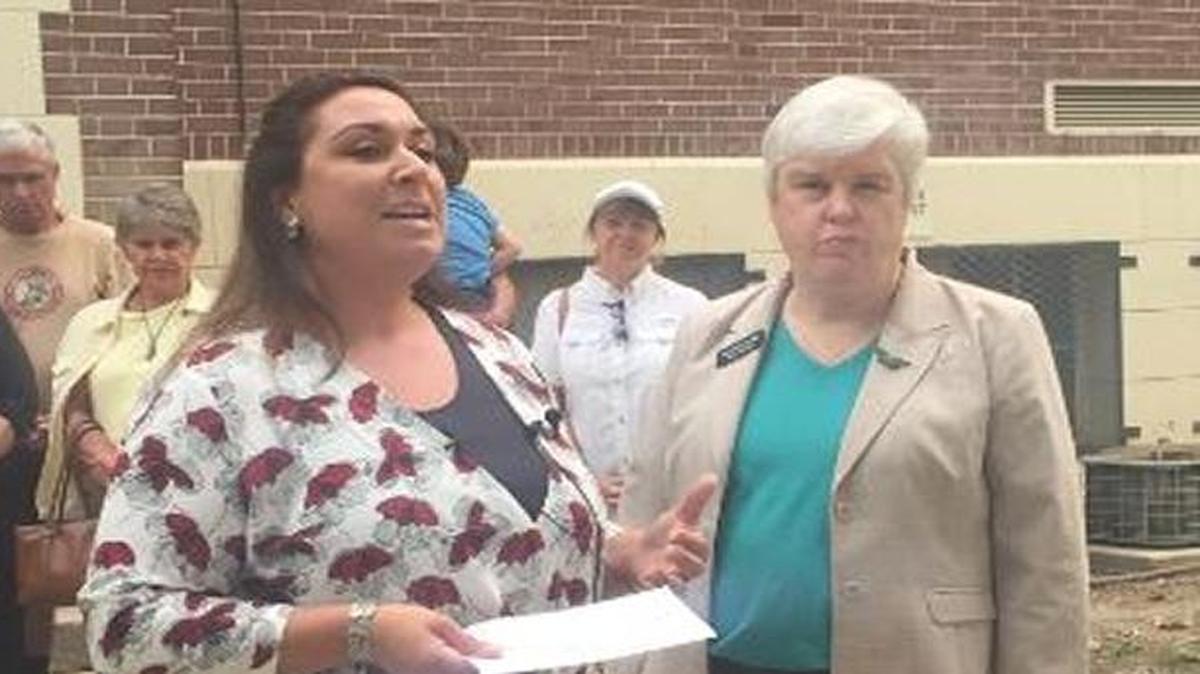 Boise Democratic Rep. Phylis King, at right, will retire from the Legislature in 2018. King is endorsing Brooke Green, at center, to replace her.