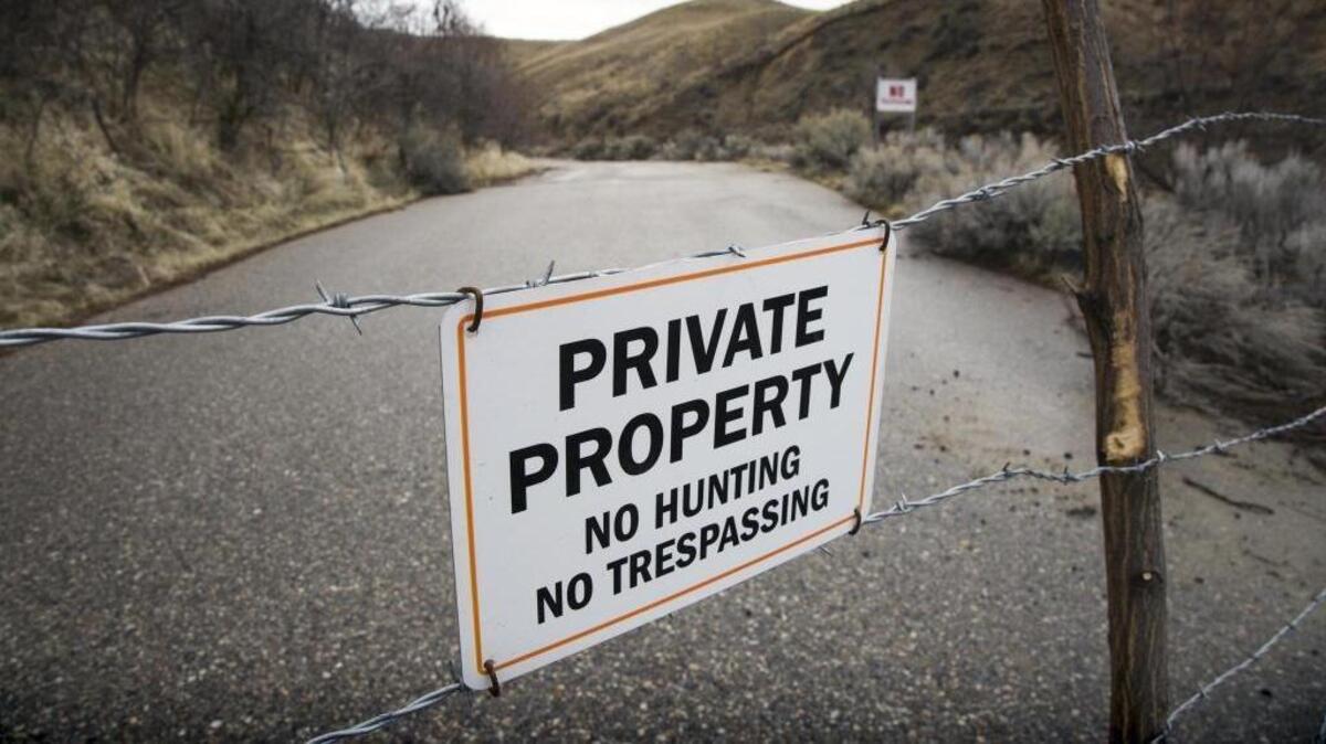 “No trespassing” signs can be found along many roads skirting open range in the Boise Foothills. Lawmakers are debating the most sizeable overhaul of Idaho trespassing law in years.