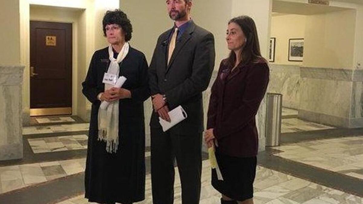 From left: Reps. Judy Boyle, Sage Dixon and Heather Scott.