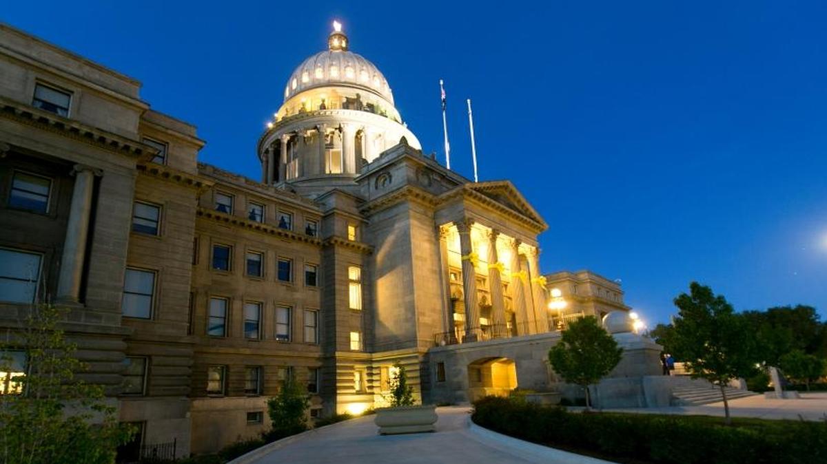 The Idaho Statehouse.