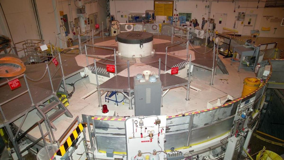 This undated photo courtesy of the Idaho National Laboratory shows the Advanced Test Reactor, a research reactor, near Idaho Falls.