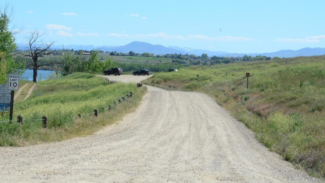 Greenhurst Road turns from pavement to gravel leading to Gott’s Point and Lake Lowell. Steven E. Nelson was fatally beaten there early April 29.