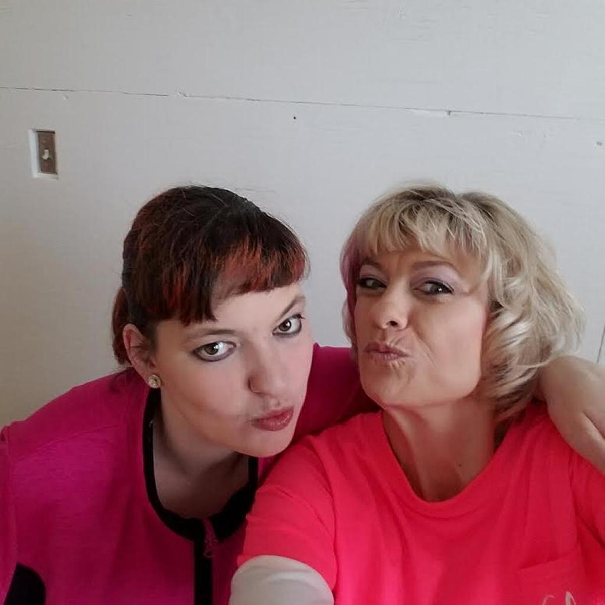 Katelyn Hodges, left, and her mom, Renee Williams.