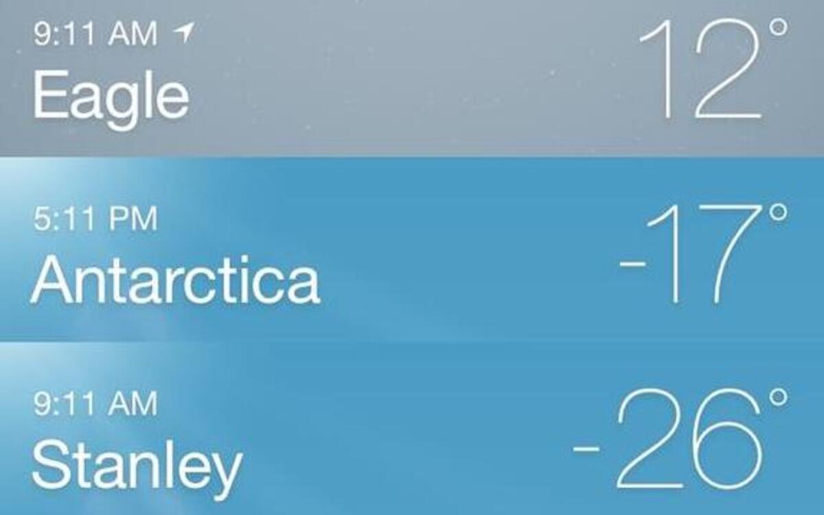 Around 9 a.m. Thursday, The Weather Channel app showed Stanley, Idaho, as significantly colder than Antarctica.