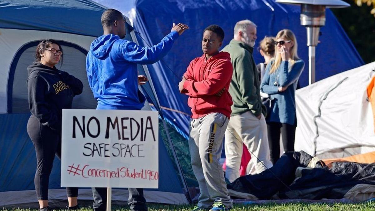 A “media-free” zone was established during protests at the University of Missouri last week.