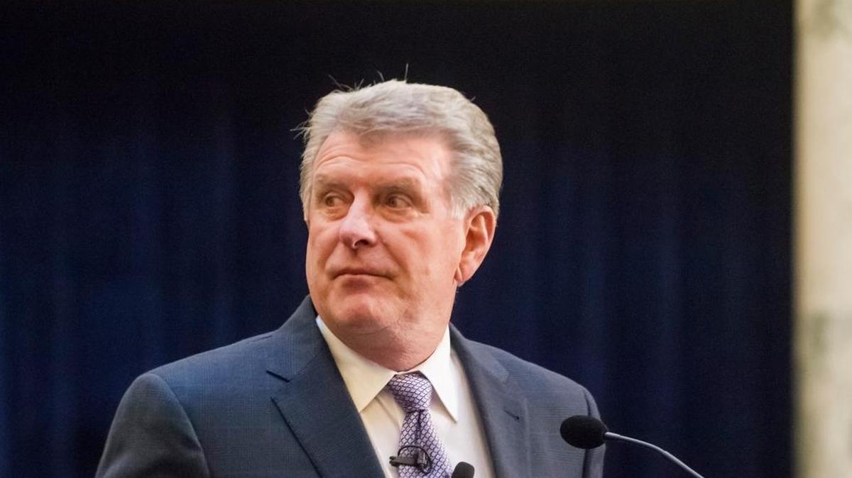 Idaho Gov. C.L. “Butch” Otter delivers his State of the State address inside the House chambers at the state Capitol building on Monday in Boise.