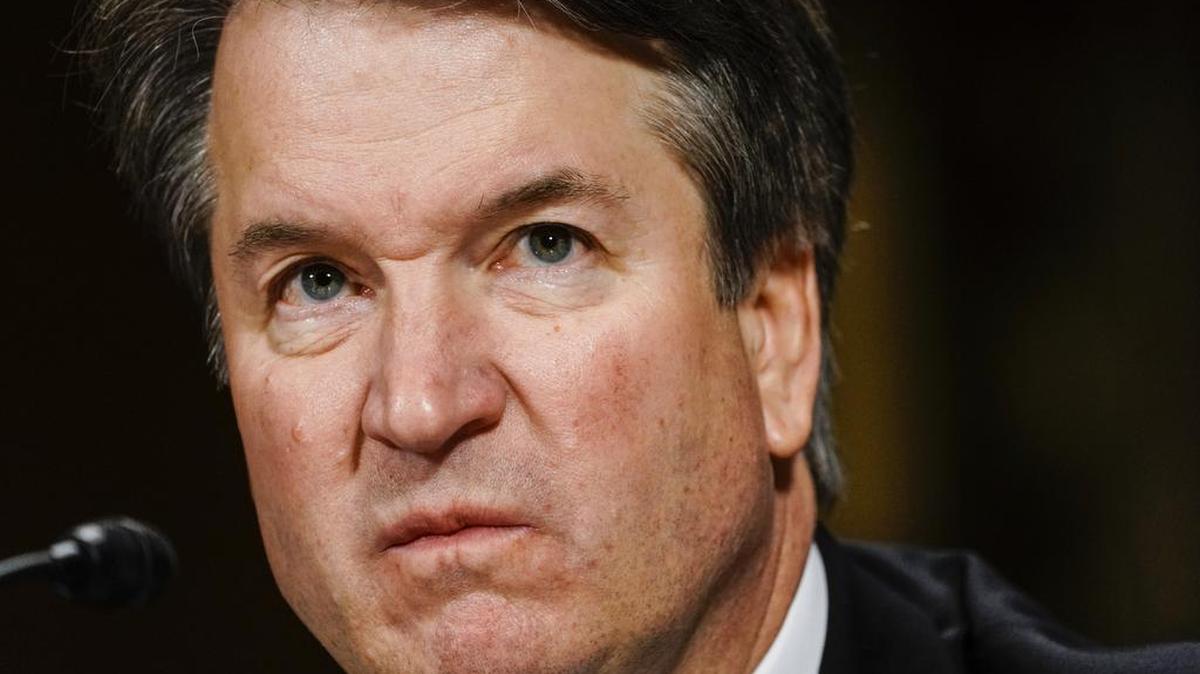 Supreme Court nominee Brett Kavanaugh at his Senate Judiciary Committee hearing on Thursday.