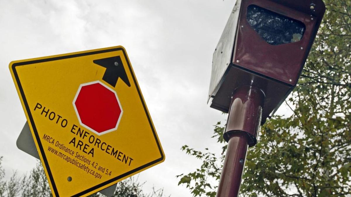 A traffic camera in Topanga, Calif. Well over half of drivers in every age group have texted behind the wheel, run a red light or driven faster than the speed limit in the last 30 days, according to a study released released in February by the AAA Foundation for Traffic Safety.