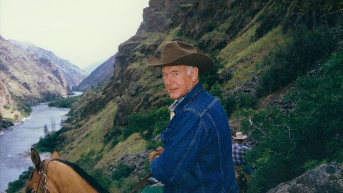 Cecil Andrus in Hells Canyon. As governor, he and U.S. Sen. Jim McClure wrote the Idaho boundaries for the Hells Canyon National Recreation Area.
