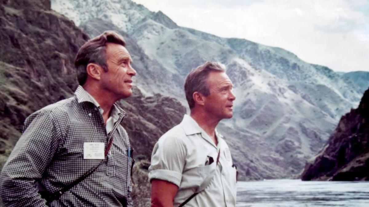 John, left, and Frank Craighead wrote most of the Wild and Scenic Rivers Act. They’re pictured here in Hells Canyon in 1970.