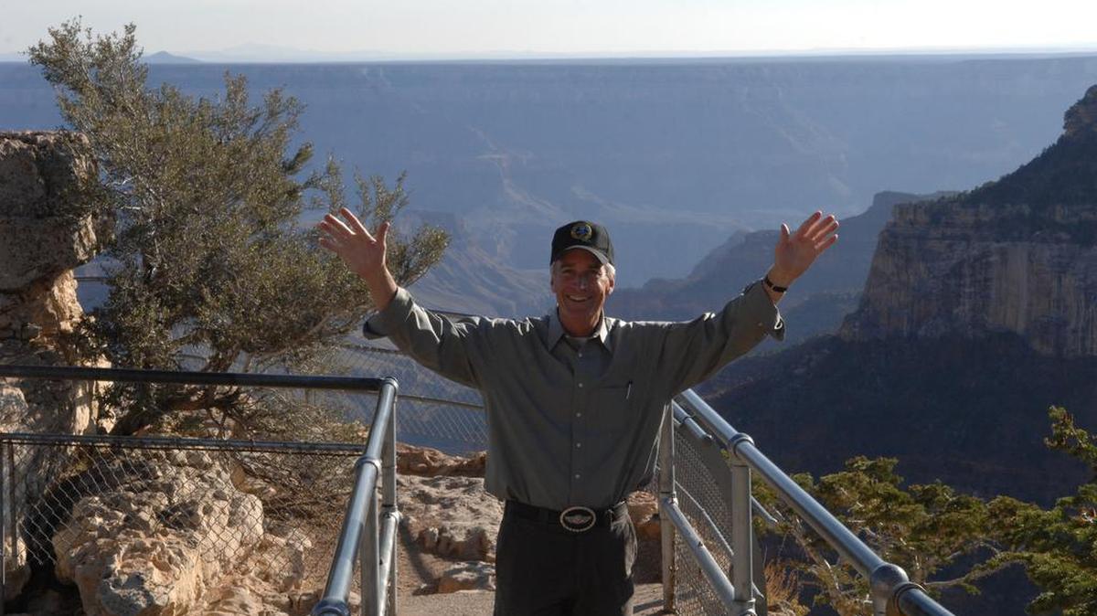Dirk Kempthorne was an advocate for parks as Idaho governor and secretary of the Interior. He’s pictured here at Grand Canyon National Park in 2008.