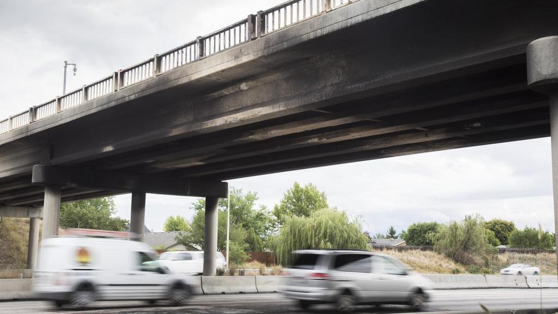 Four people were killed in a fiery crash on Interstate 84 that damaged the Cloverdale overpass. It’s been closed to traffic and will be rebuilt.
