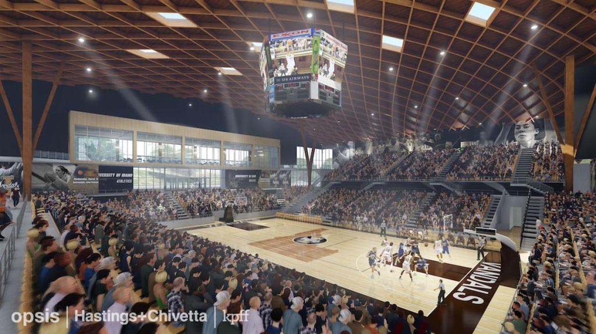 Plans for Idaho Arena include the main Vandal home court, practice court, men and women’s locker rooms, conference space and coaching and staff offices.