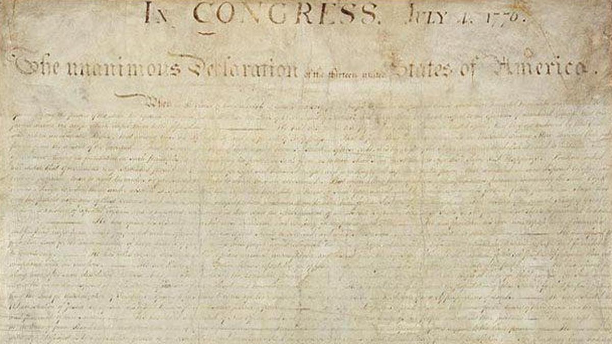 The Declaration of Independence was signed on July 4, 1776.